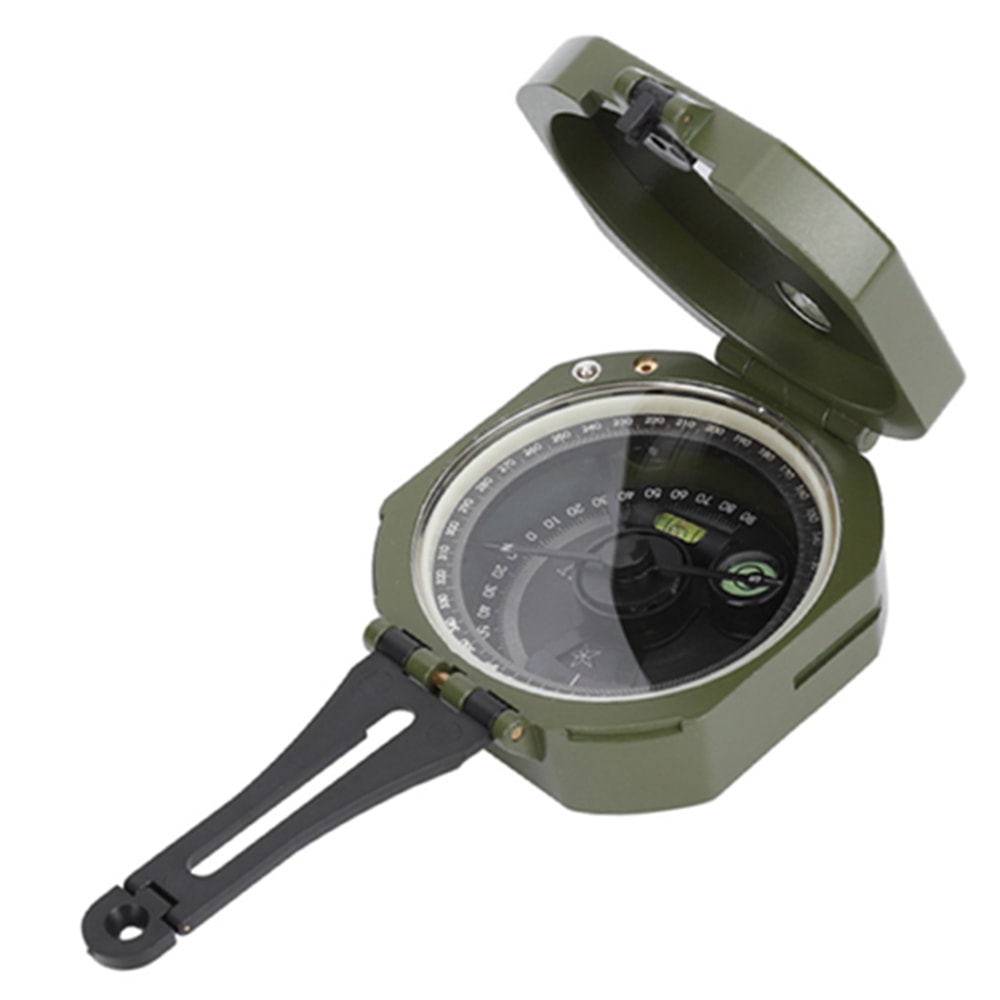 Professional Outdoor Geological Compass Waterproof, High Accuracy & Fluorescent for Adventures & Field Use