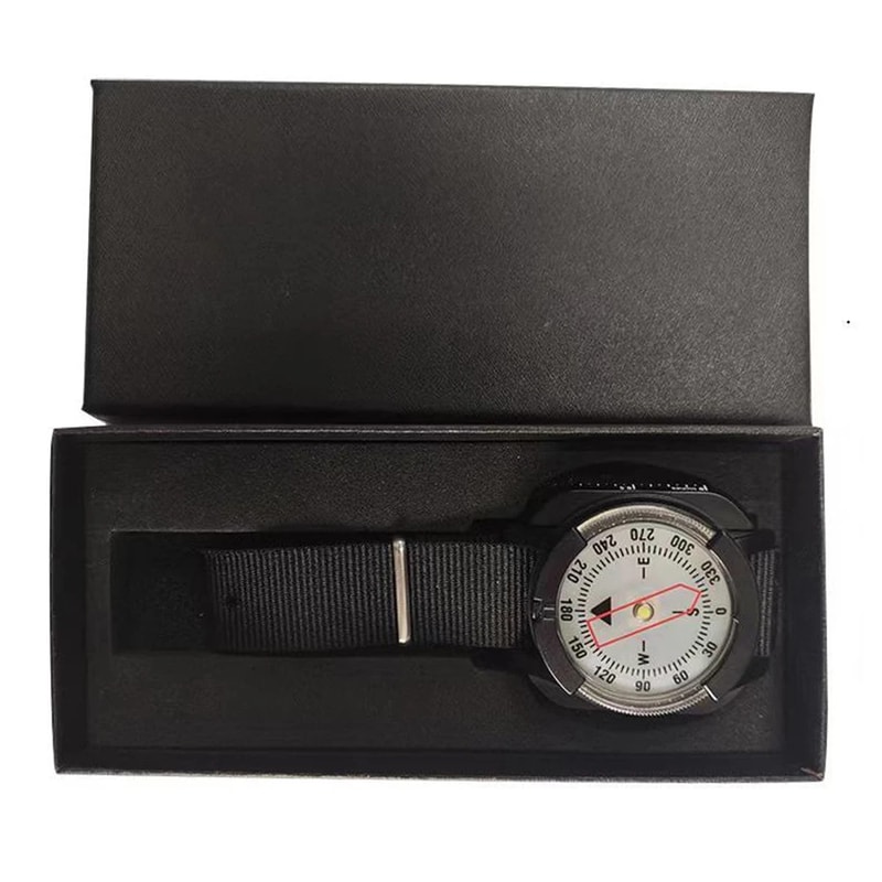 Ultra-Portable Diving Compass with Luminous Dial and Wrist Strap Ideal for Scuba Diving and Travel Navigation