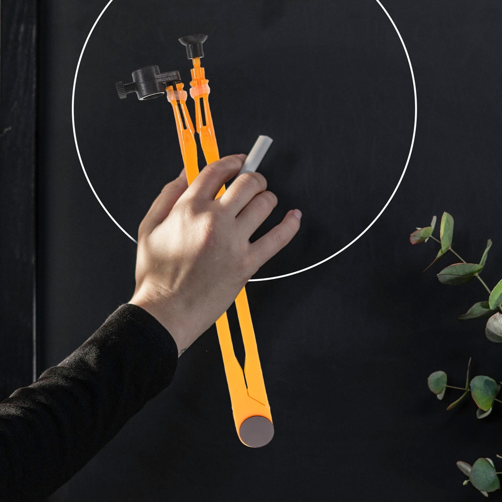 Large teaching compass for whiteboard, classroom circle drawing tool, adjustable math drafting compass