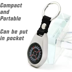 compact survival compass keychain portable pocket compass for hiking camping navigation gear