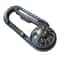 Premium Carabiner with Compass & Thermometer for Outdoor Adventure