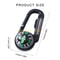 Premium Carabiner with Compass & Thermometer for Outdoor Adventure