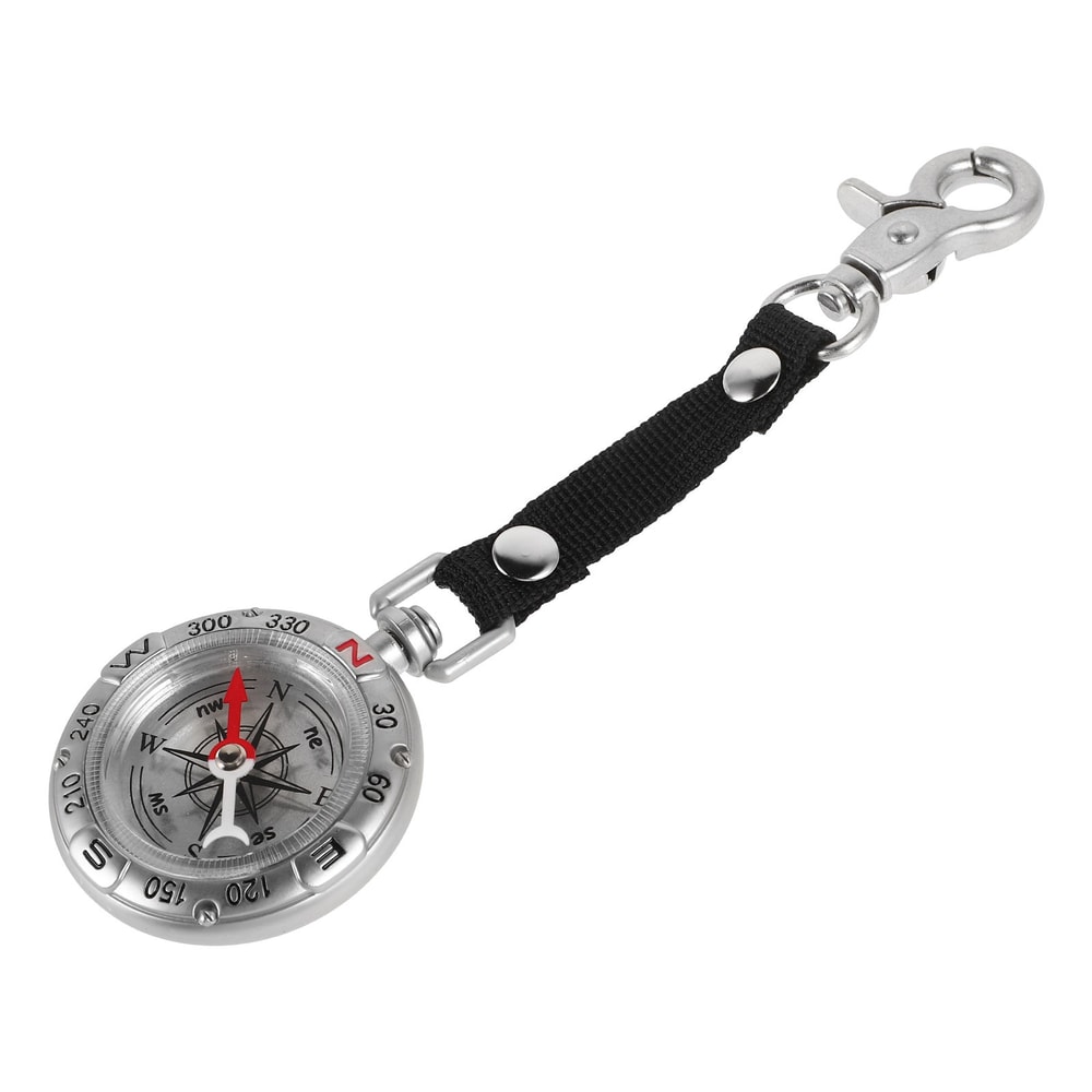 Durable Mini Compass Keychain for Hiking Camping Navigation Tool