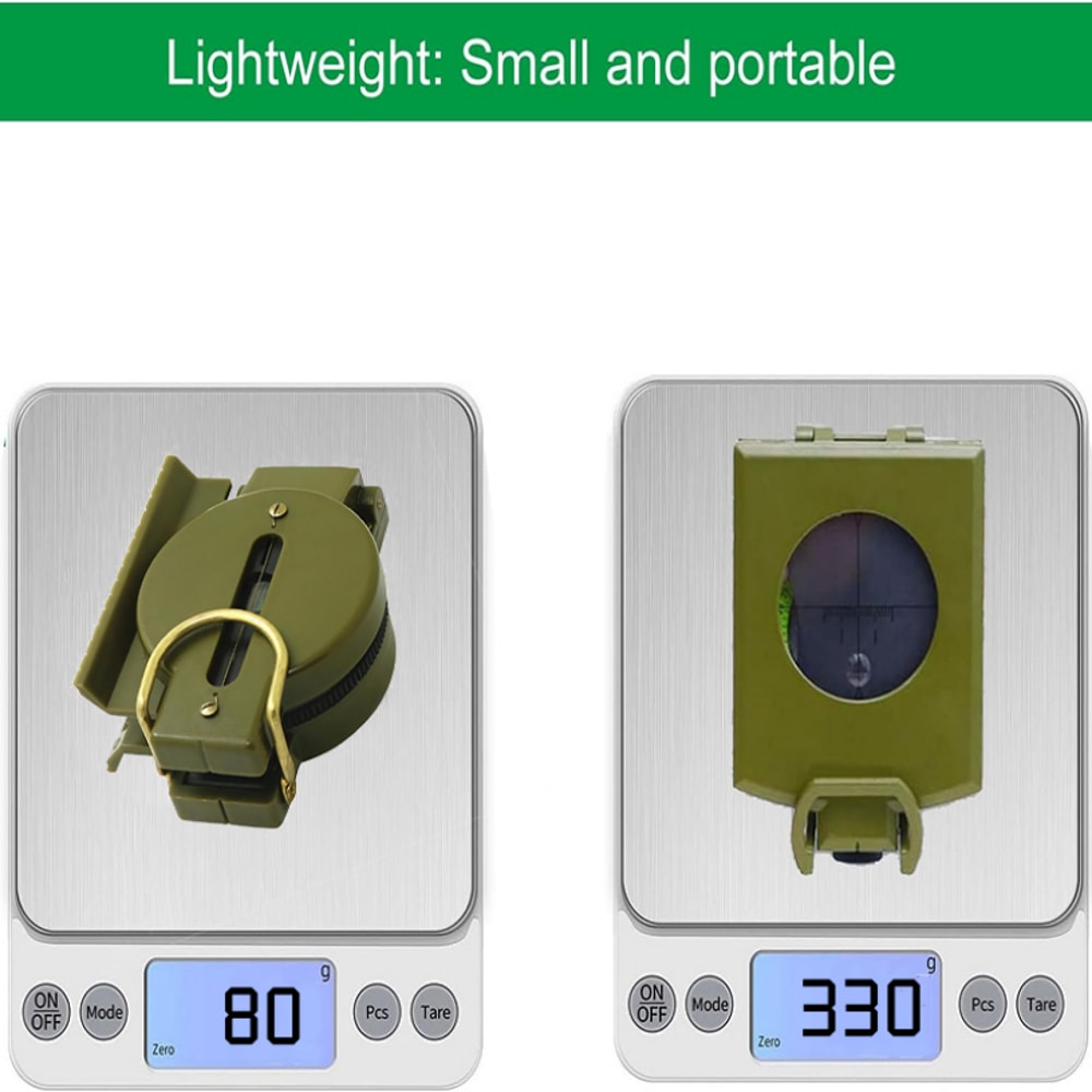 Waterproof Multifunctional Compass Portable Ranging And Magnifying Compass For Outdoor Adventures 3