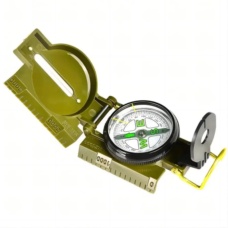 Waterproof Multifunctional Compass Portable Ranging And Magnifying Compass For Outdoor Adventures 6
