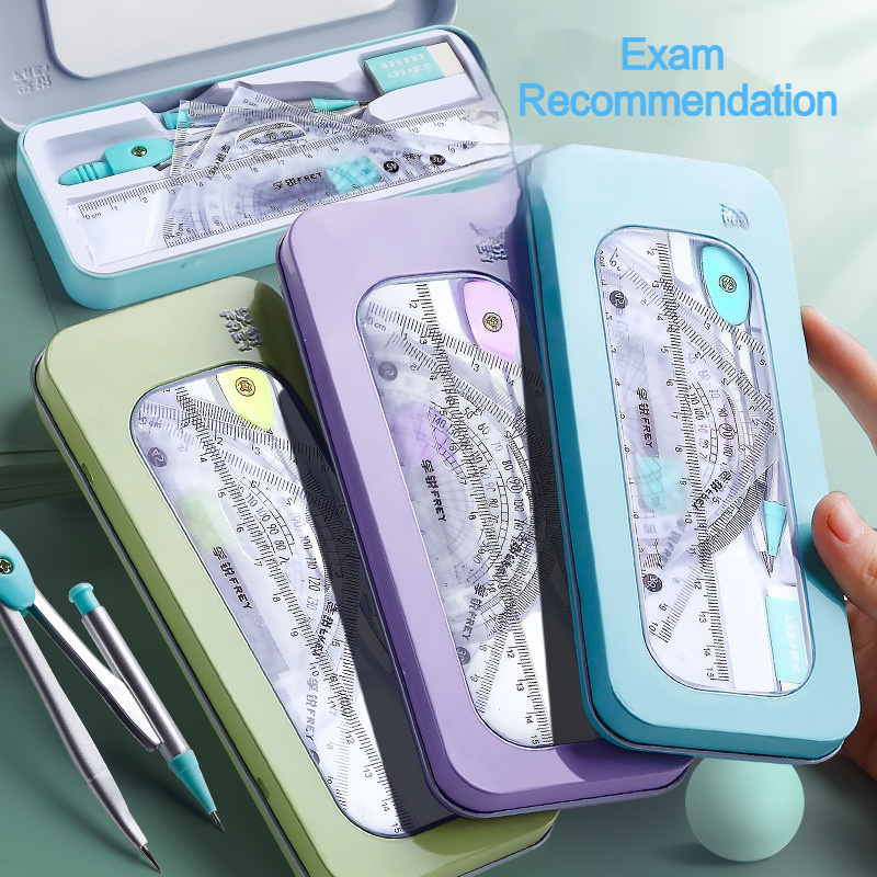 Compass Ruler Set for School & Office Precision Drawing & Aesthetic Office Tools