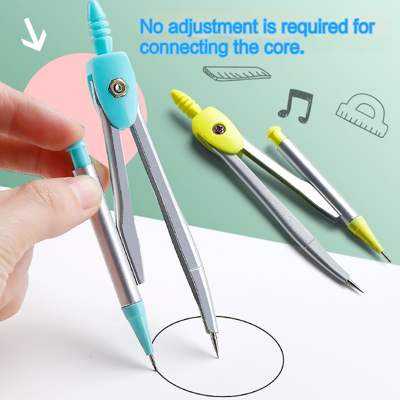 Compass Ruler Set for School & Office Precision Drawing & Aesthetic Office Tools