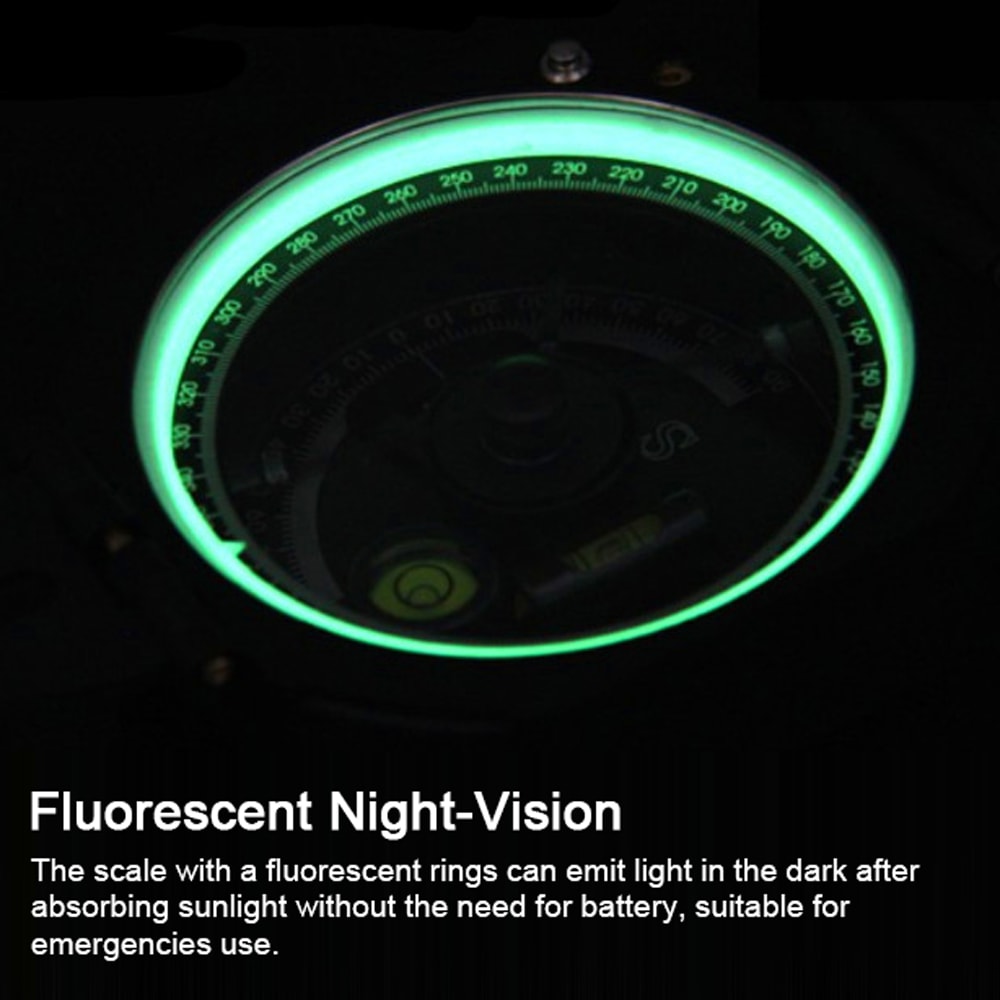 HighPrecision Outdoor Navigation Geological Compass with Waterproof Inclinometer Gradiometer