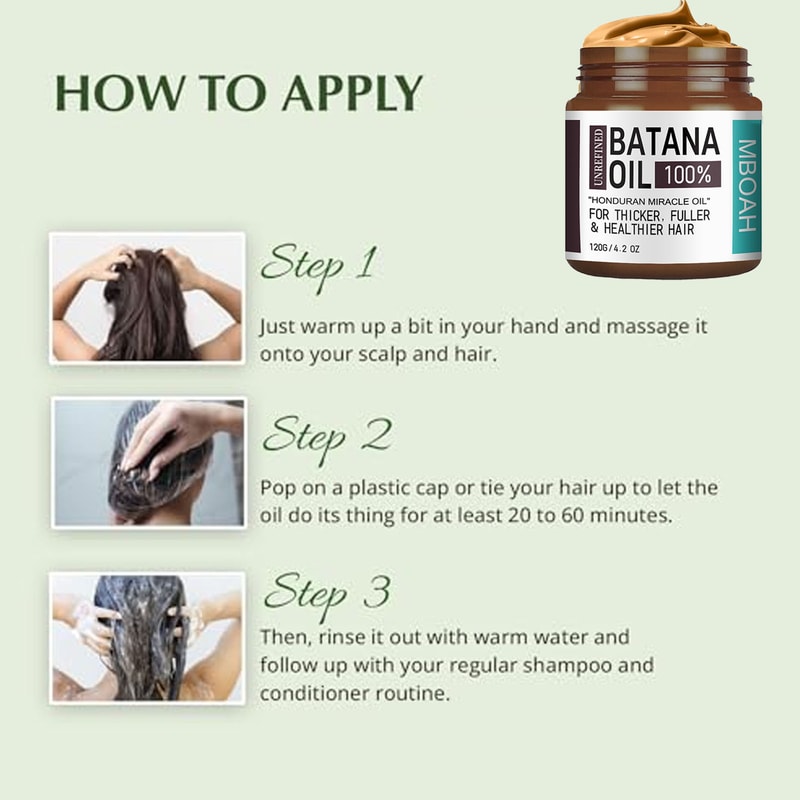 Premium Batana Hair Oil – Repair Damage & Achieve Fuller, Healthier Hair