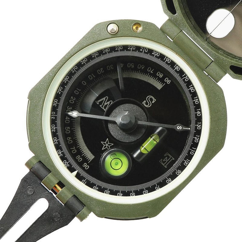 Outdoor Professional Survival Geological Transit Compass Measuring Slope Scale for Camping Hiking Outdoor Tools
