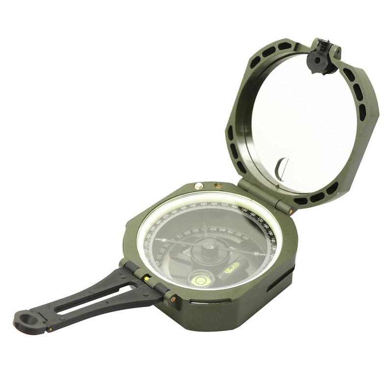 Survival Geological Transit Compass Outdoor Hiking & Camping Tool for Accurate Slope Measurements