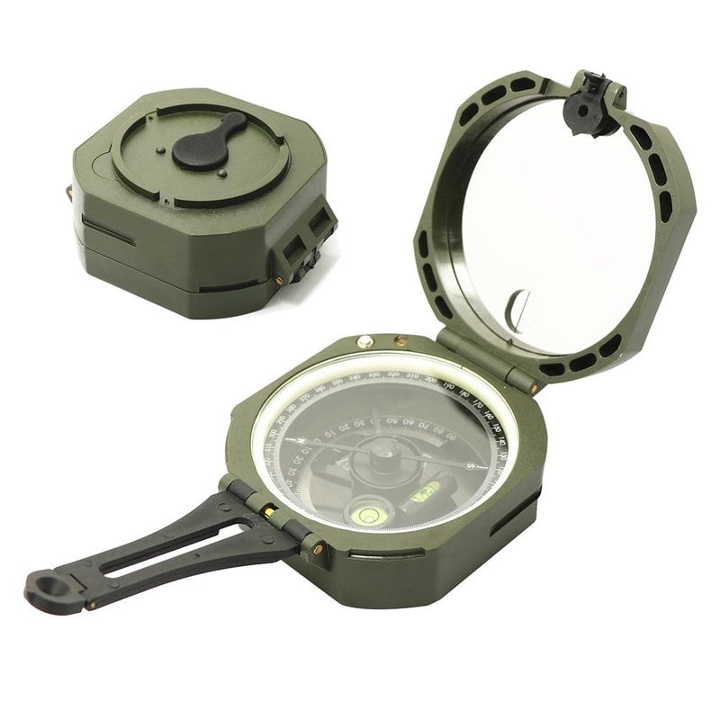 Survival Geological Transit Compass Outdoor Hiking & Camping Tool for Accurate Slope Measurements