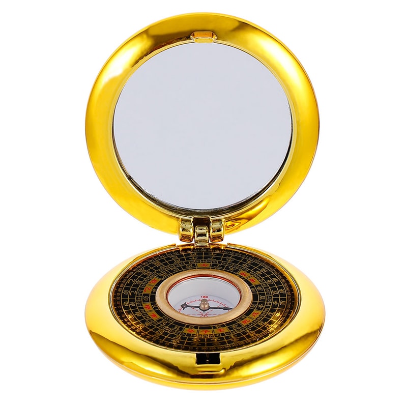 Mini Metal Pocket Compass Compact Outdoor Navigation Tool for Hiking, Camping & Survival