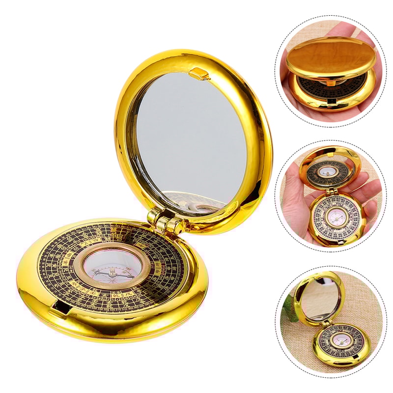 Mini Metal Pocket Compass Compact Outdoor Navigation Tool for Hiking, Camping & Survival