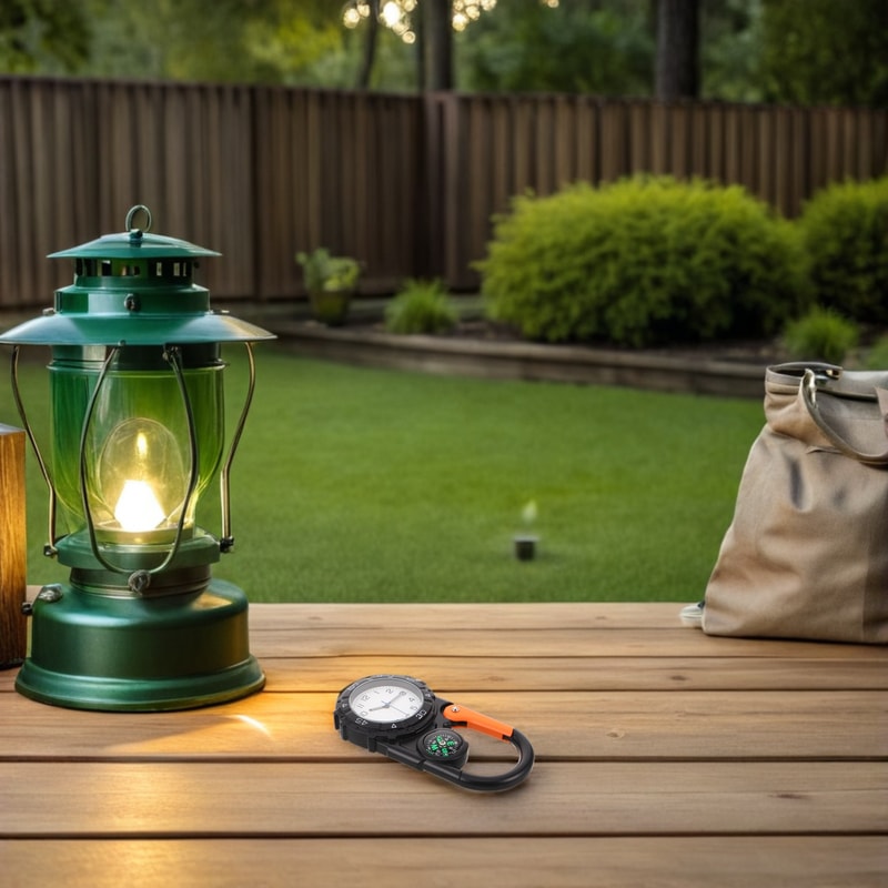 Terrain Carabiner Compass Keychain Ultimate Outdoor Navigation Gear