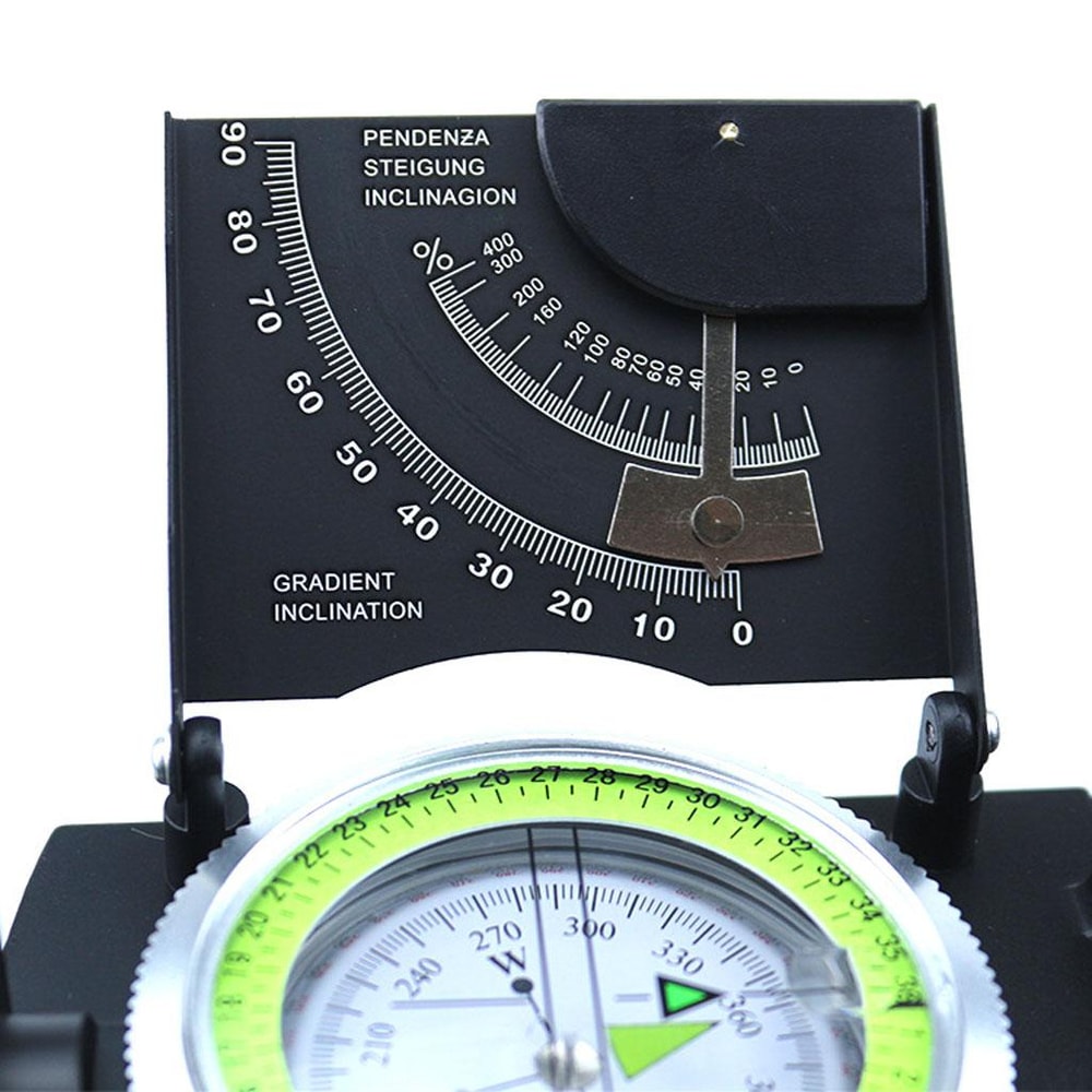 Durable Multi-Purpose Lensatic Sighting Compass for Hiking & Marine Navigation