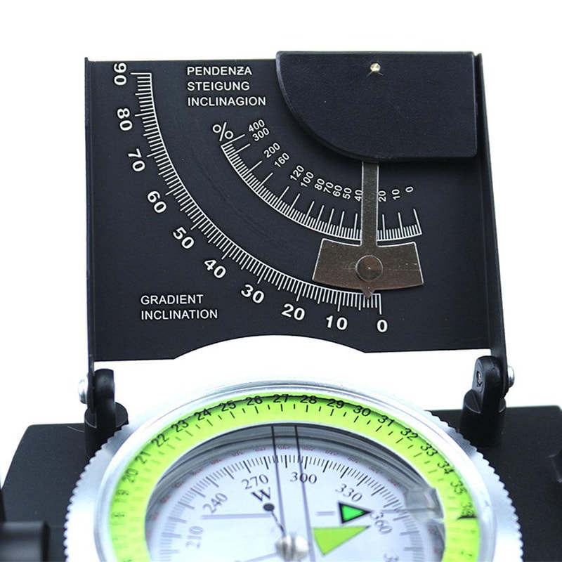 Durable Multi-Purpose Lensatic Sighting Compass for Hiking & Marine Navigation