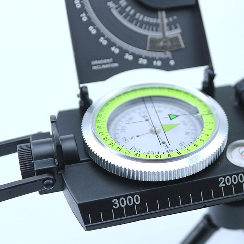 Durable Multi-Purpose Lensatic Sighting Compass for Hiking & Marine Navigation