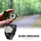 Tactical Wrist Compass Waterproof Silicone Strap Luminous Outdoor Compass for Hiking, Camping & Mountaineering
