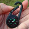 Multifunctional Smart Hiking Keychain with Compass & Thermometer