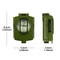 Tactical Survival Compass with Luminous Metal Sight Professional Outdoor Hiking & Climbing Tool