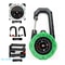 Compass Keychain Carabiner Portable Directional Guide for Hiking & Camping