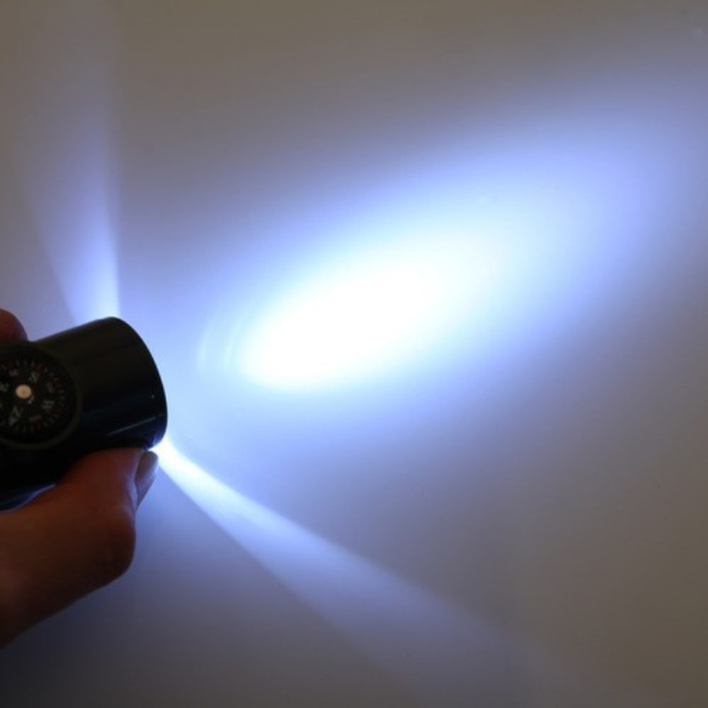 Survival Whistle With Compass LED Flashlight Thermometer Ultimate Outdoor Emergency Tool For Camp 3
