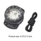 Waterproof Outdoor Camping Compass Watch with Luminous Dial and Adjustable Band