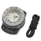 Waterproof Outdoor Camping Compass Watch with Luminous Dial and Adjustable Band