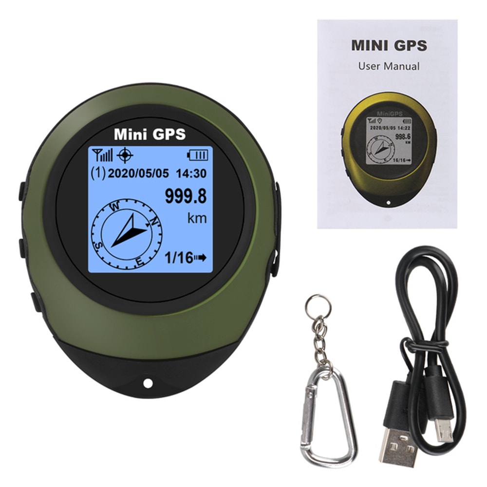 High-Precision Handheld GPS Compass Navigator for Hiking & Outdoor Travel
