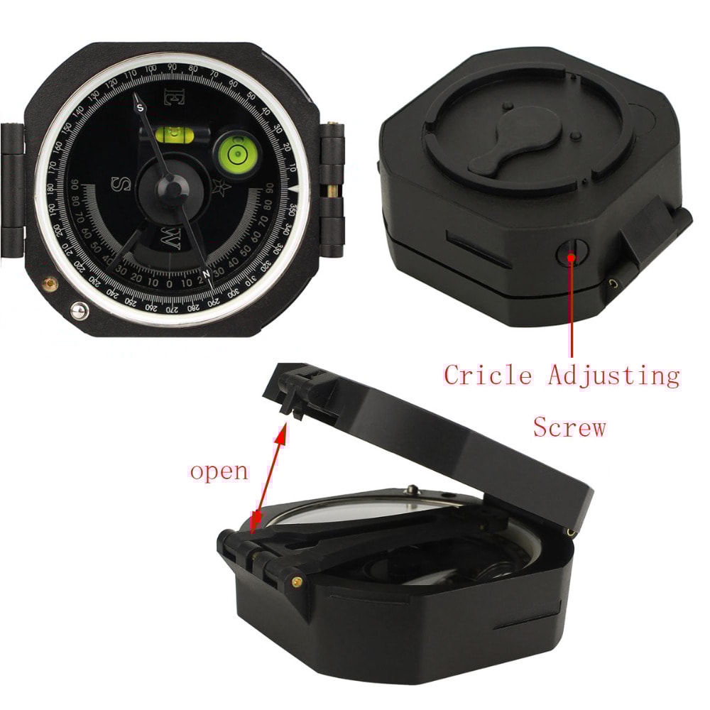 Professional Military Compass Outdoor Survival Pocket Compass For Camping Hiking 3