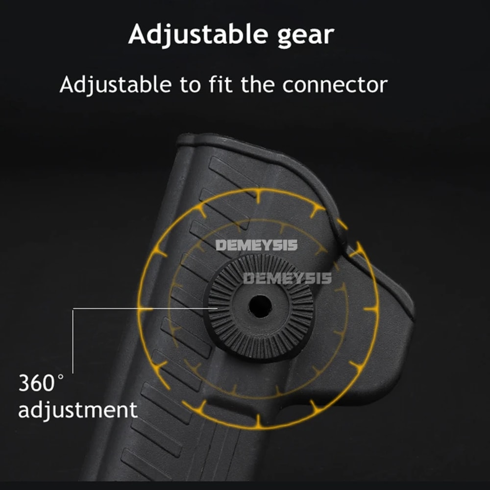 Tactical Right Hand Gun Belt Holster Secure Carry Quick Draw 3