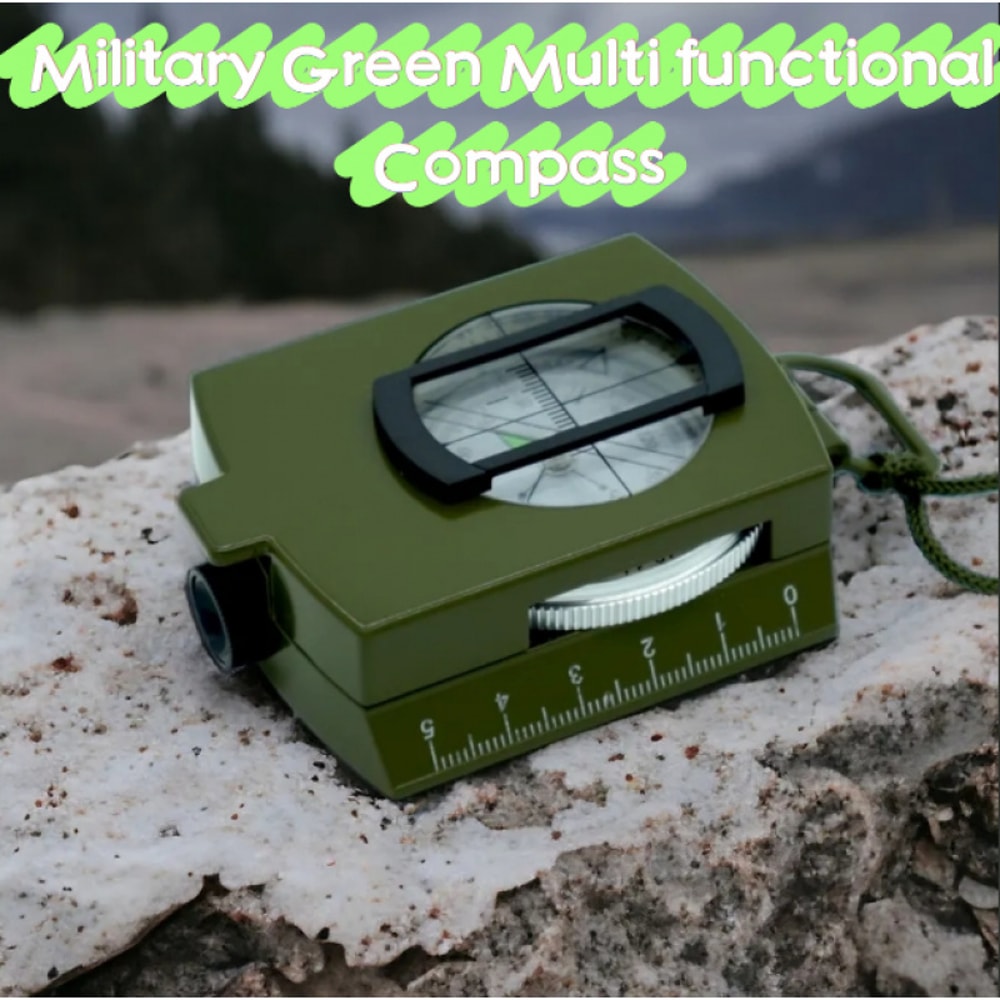 High-Precision Tactical Compass for Outdoor Adventures Military-Grade Geological Compass