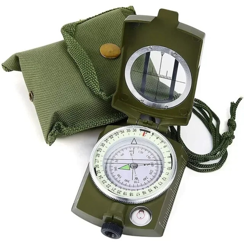 High-Precision Tactical Compass for Outdoor Adventures Military-Grade Geological Compass