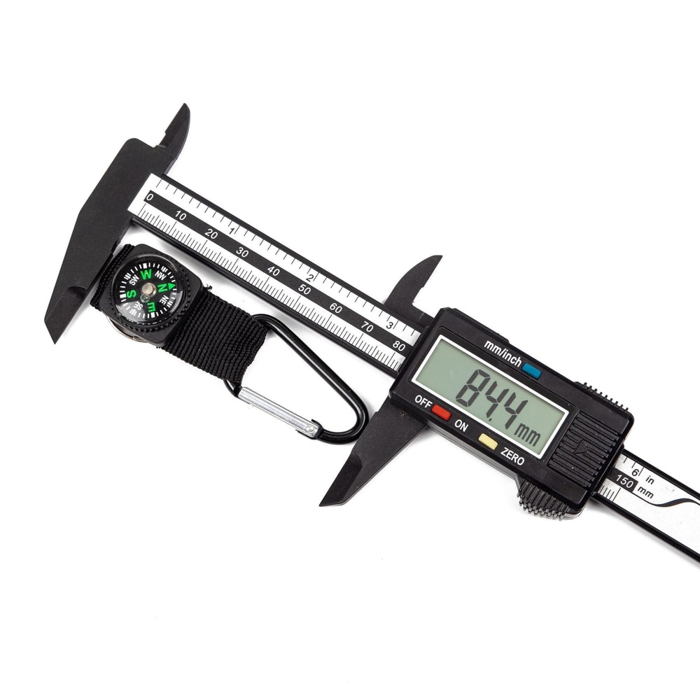 Durable D-ring Carabiner with Built-in Compass Ultimate Survival Tool for Adventures