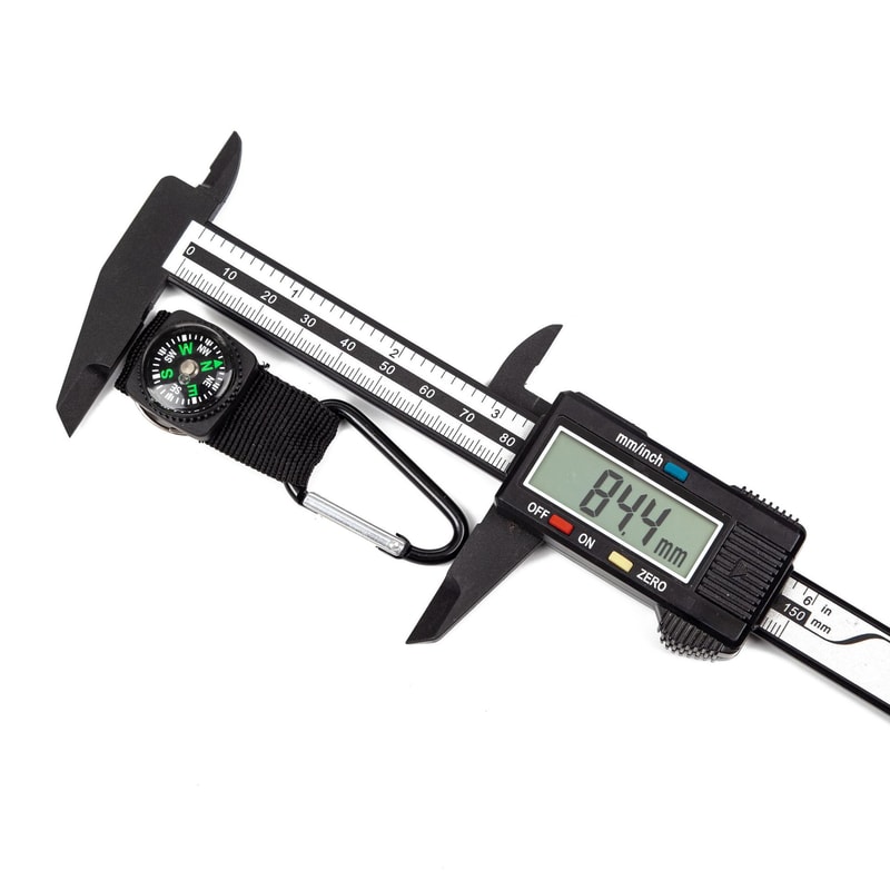 Durable D-ring Carabiner with Built-in Compass Ultimate Survival Tool for Adventures