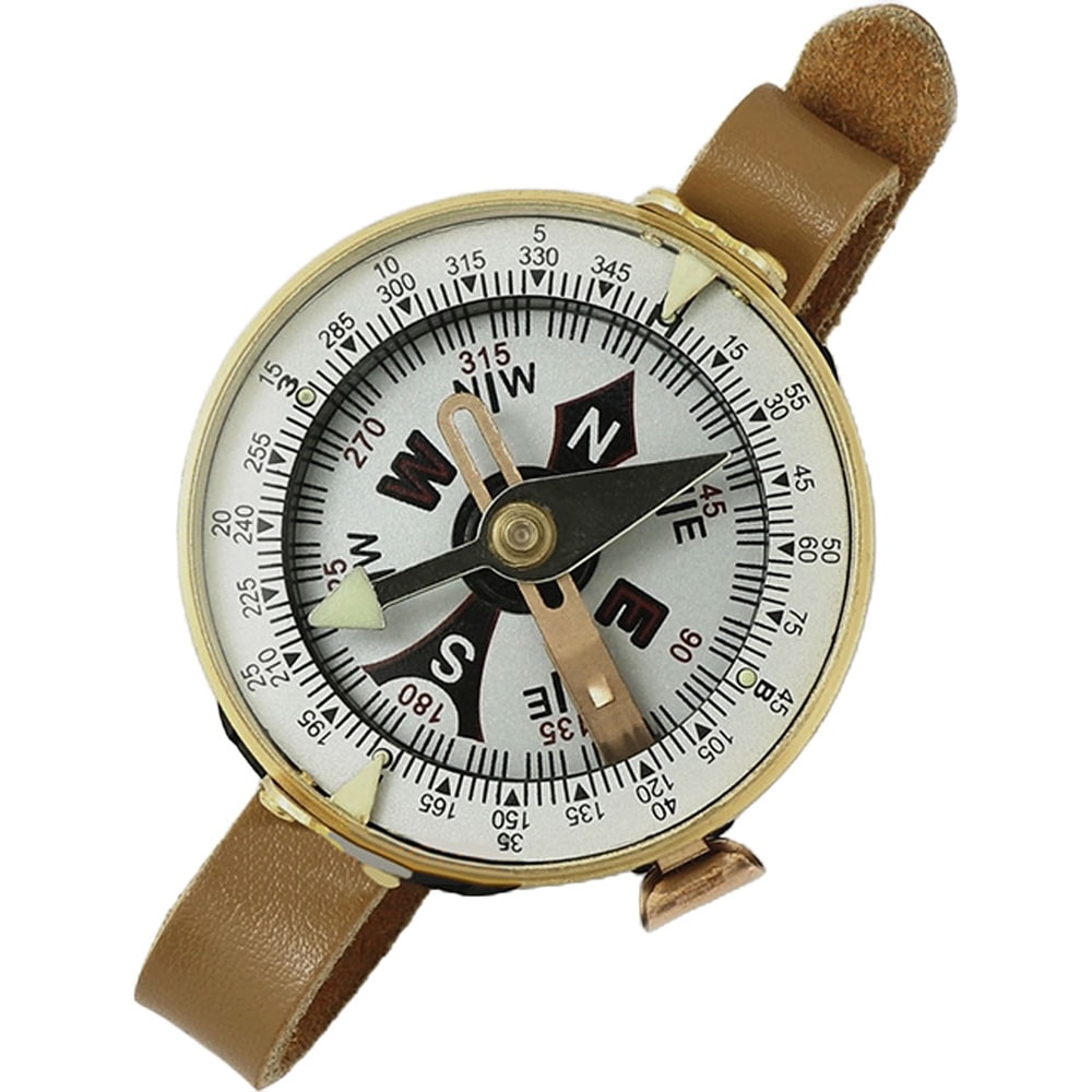 Vintage Russian Design Metal Compass Small Portable Survival Camping Equipment for Outdoor Adventures