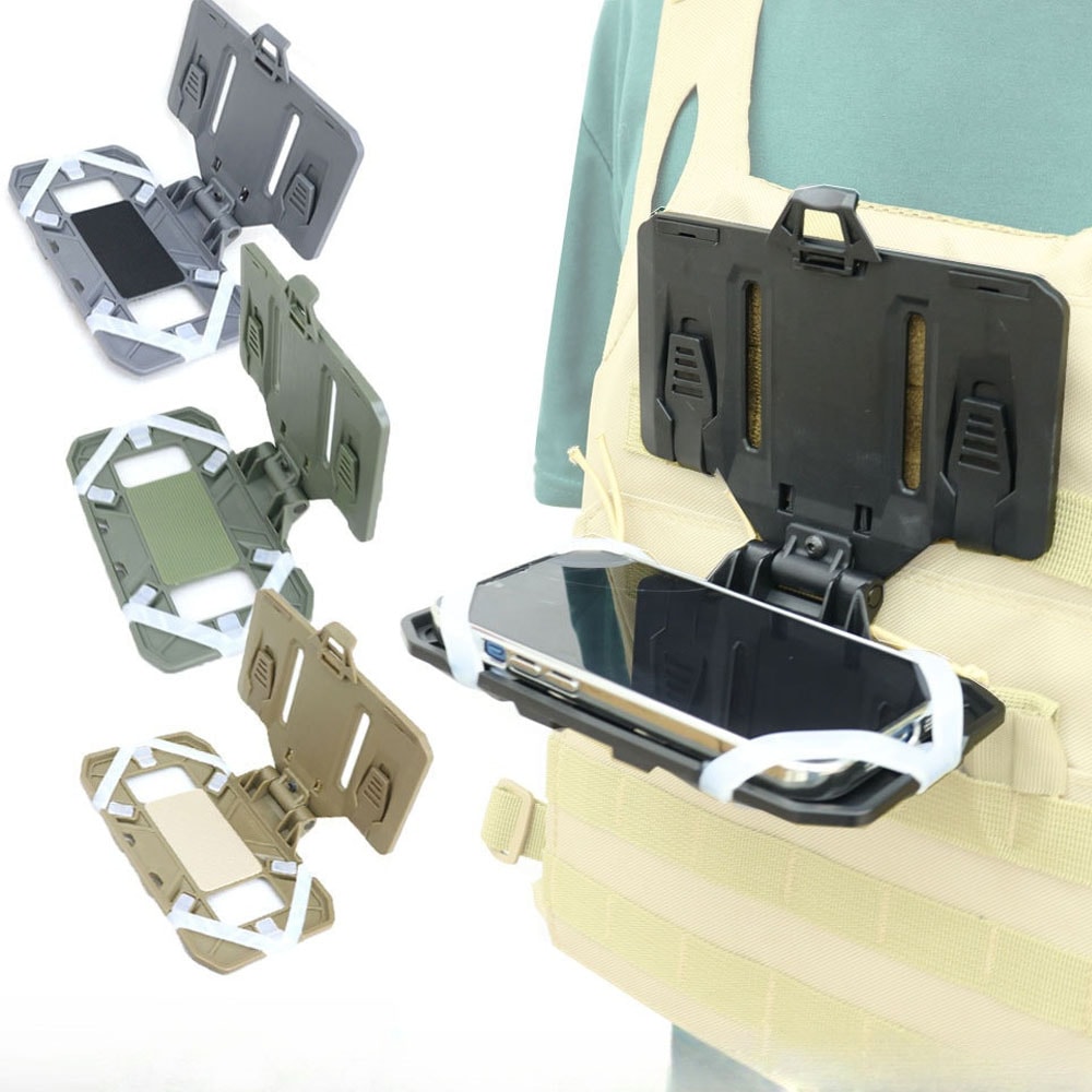 Tactical MOLLE Phone Holder & Foldable Navigation Board