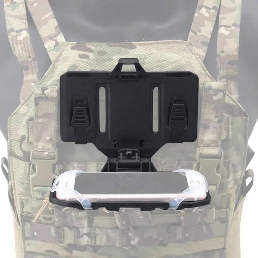 Tactical MOLLE Phone Holder & Foldable Navigation Board