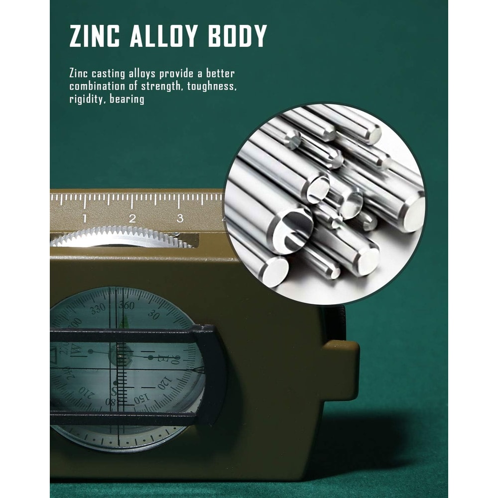 Professional Military Lensatic Sighting Compass