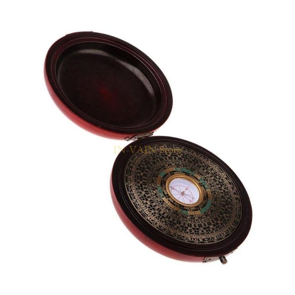 Ancient Chinese Feng Shui Compass Traditional Luo Pan Geomancy Tool For Home Decor 2