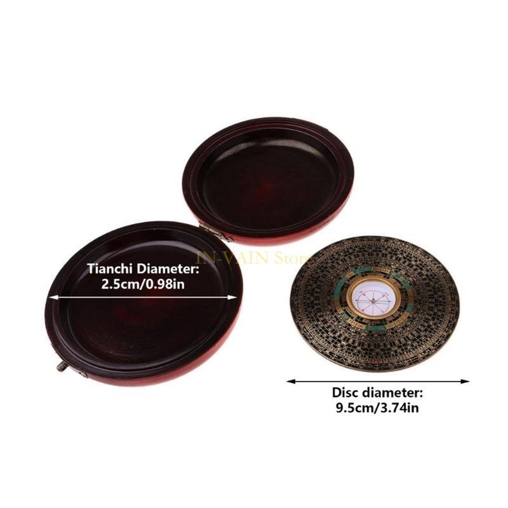 Ancient Chinese Feng Shui Compass Traditional Luo Pan Geomancy Tool For Home Decor 5