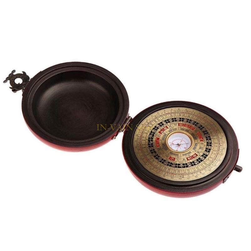 Ancient Chinese Feng Shui Compass Traditional Luo Pan Geomancy Tool For Home Decor 6
