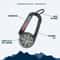 Multifunctional Survival Carabiner Keychain with Compass and Thermometer