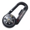 Multifunctional Survival Carabiner Keychain with Compass and Thermometer