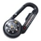 Multifunctional Survival Carabiner Keychain with Compass and Thermometer