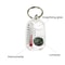 Mini Survival Carabiner Keychain with Compass & Thermometer
