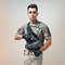 Tactical Concealed Carry Sling Bag Waterproof Chest Pack