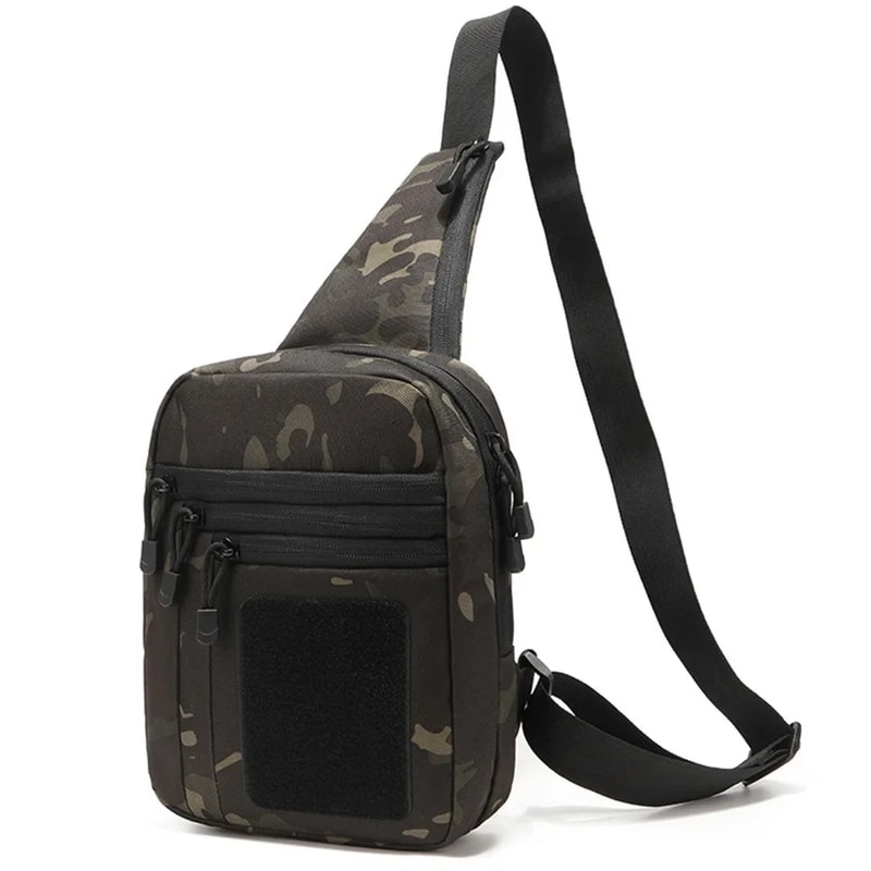 Tactical Concealed Carry Sling Bag Waterproof Chest Pack