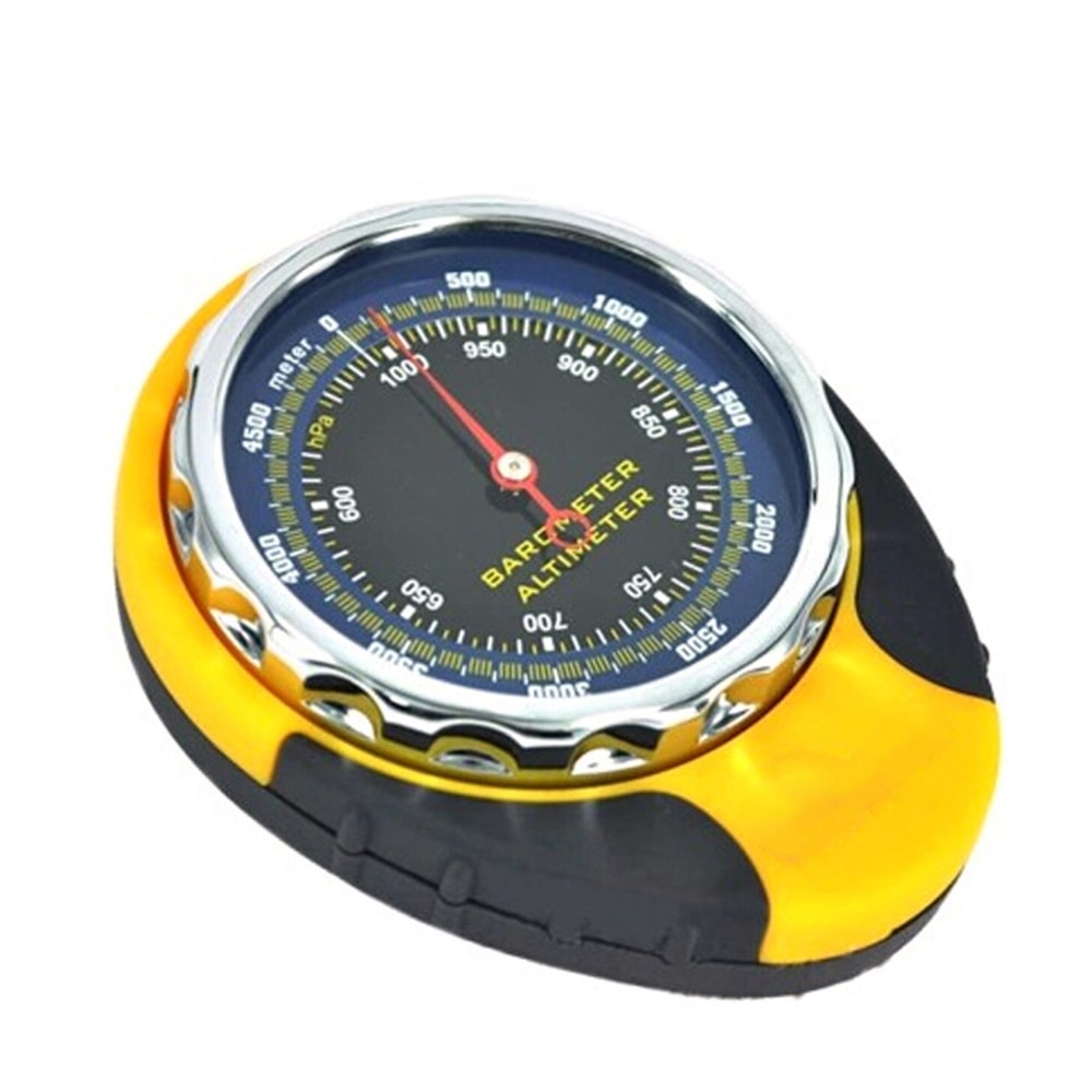 Handheld Altimeter & Barometer Waterproof Hiking Compass & Survival Tool
